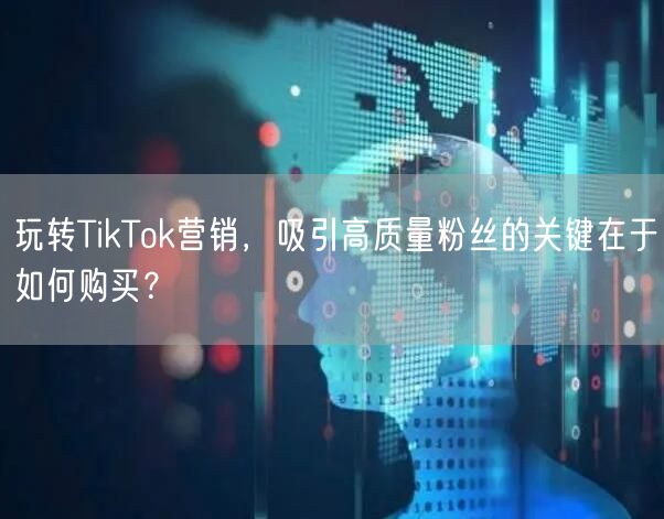玩转TikTok营销，吸引高质量粉丝的关键在于如何购买？