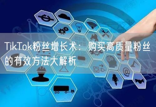 TikTok粉丝增长术：购买高质量粉丝的有效方法大解析