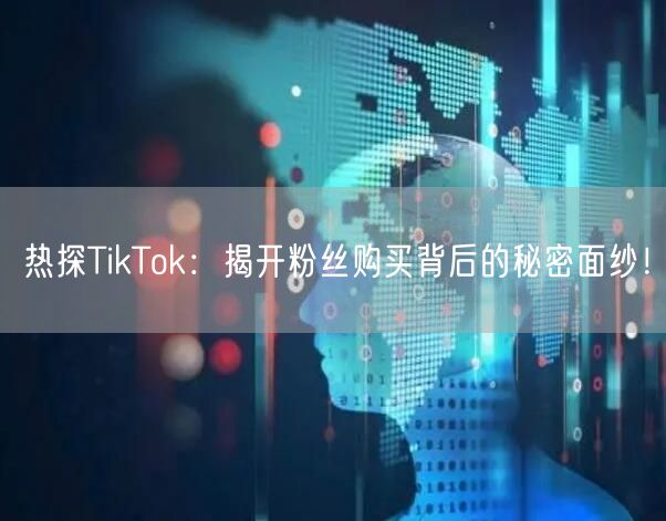 热探TikTok：揭开粉丝购买背后的秘密面纱！