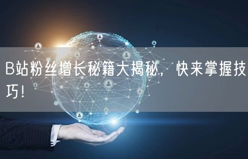 B站粉丝增长秘籍大揭秘，快来掌握技巧！