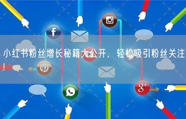 小红书粉丝增长秘籍大公开，轻松吸引粉丝关注!