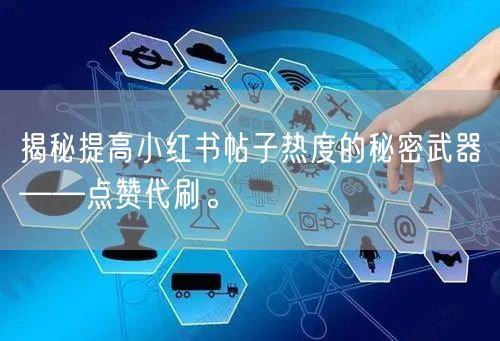 揭秘提高小红书帖子热度的秘密武器——点赞代刷。